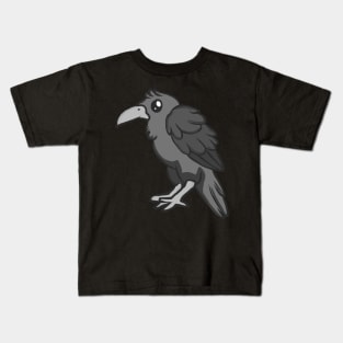 Raven bird crow jackdaw jay hooded crow cute Kids T-Shirt